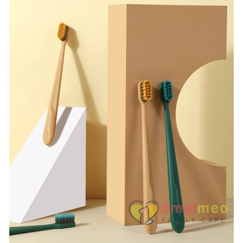 Bàn chải đánh răng thời trang lông mềm Vintage SCREW đa dạng màu sắc