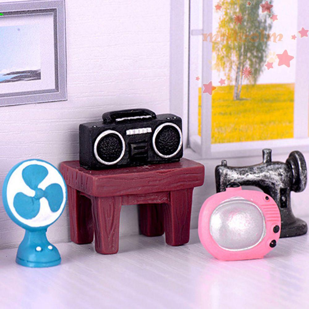 Đồng Hồ Treo Tường Mini Màu Trắng Đen DIY Trang Trí Nhà Cửa Sân Vườn