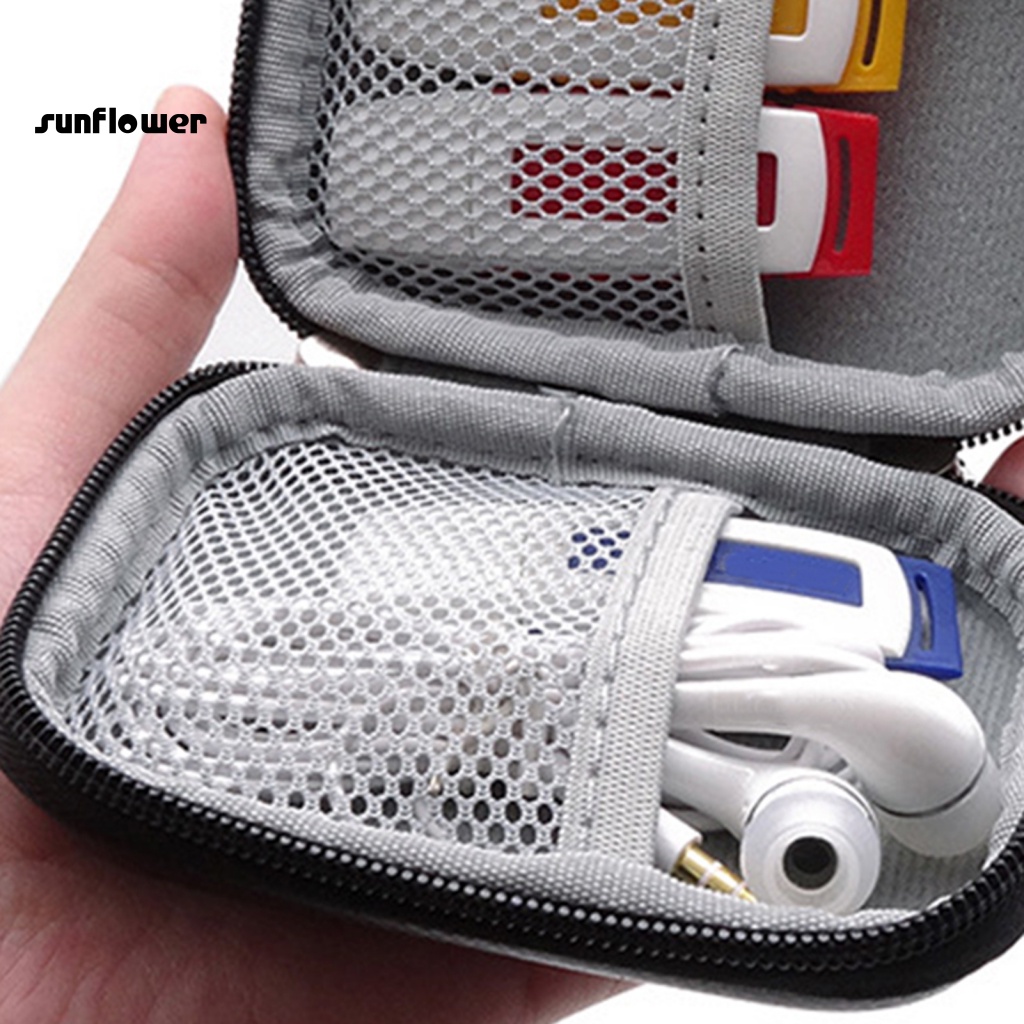 Hộp Đựng Cáp Dữ Liệu USB / Tai Nghe Chống Rơi Dễ Mang Theo