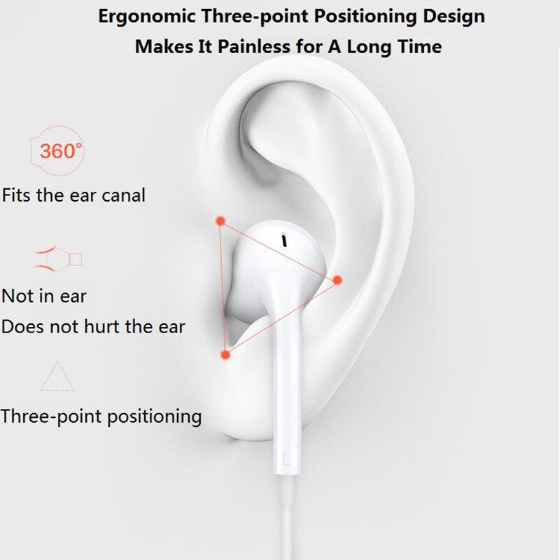 HUAWEI XIAOMI Tai Nghe Có Dây Giắc Cắm 3.5mm Chuyên Dụng Cho OPPO R11 OPPO R15 OPPO Find X F7 F9 OPPO R17