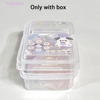 Rightfeel 1PCS Collection Container Case Plastic Transparent Storage Box Small Clear Store box With Lid jewelry Finishing Accessories New