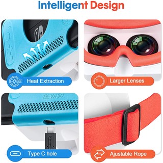 VR Headset for Nintendo Switch & Switch OLED 3D VR (Virtual Reality) Glasses NS VR Labo Goggles Headset