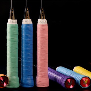 Cuốn cán vợt da PU, quấn cán vợt cầu lông, cuốn cán vợt tennis, dây quấn vợt cầu lông dài 1.1M