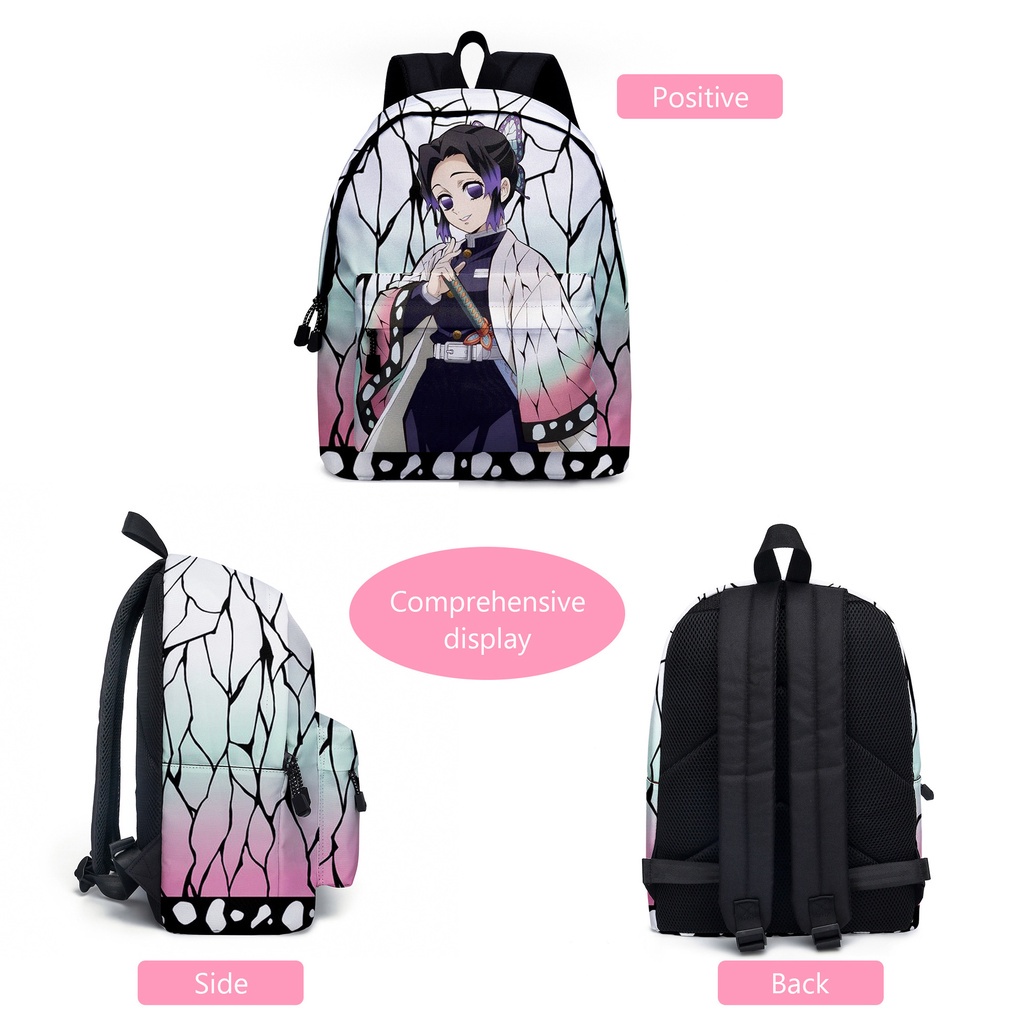 Balo Đi Học Họa Tiết Demon Slayer Độc Đáo Cho Bé