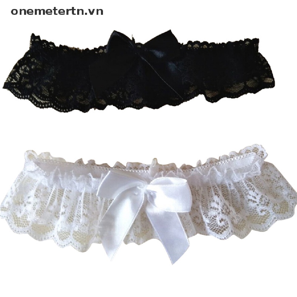 Onemetertn Dây Ruy Băng Ren Trắng / Đen Thắt Nơ Có Thể Điều Chỉnh Làm Quà Tặng Đám Cưới VN