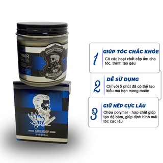 Sáp vuốt tóc gentleman's clay wax - sáp tạo kiểu tóc nam thơm, giữ nếp tốt