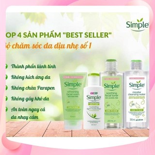 [Chính Hang]Combo làm sạch da simple