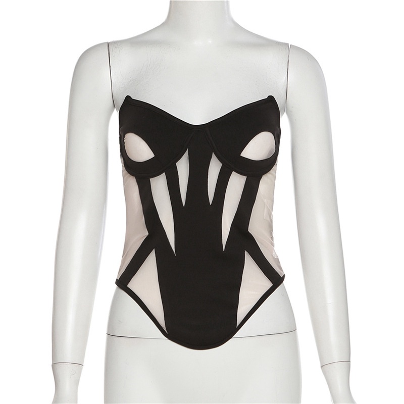 DUNEA Áo Lửng Hở Lưng Quyến Rũ Dành Cho Nữ