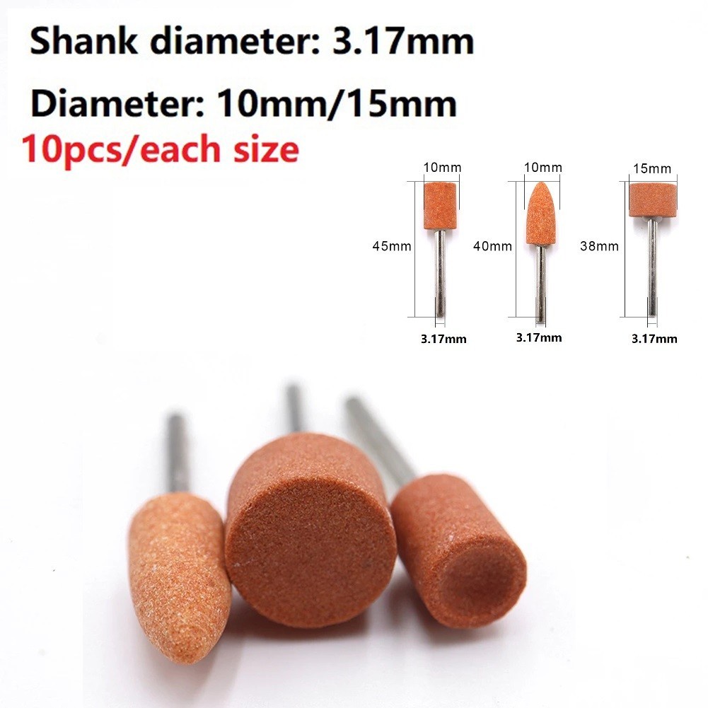 Set 10 Đầu Mài Sứ Đánh Bóng Chuyên Dụng