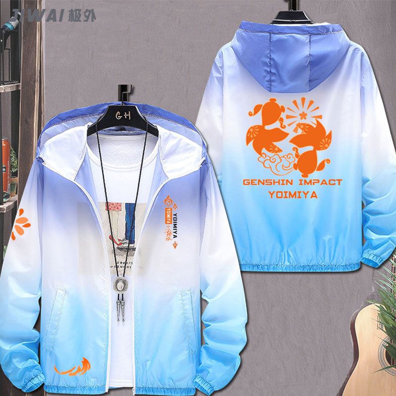 Nhân Vật yoi Miiya Độc Đáo | Genshin Áo Khoác Hoodie Chống Nắng Thời Trang Cho Nam Và Nữ xjnm