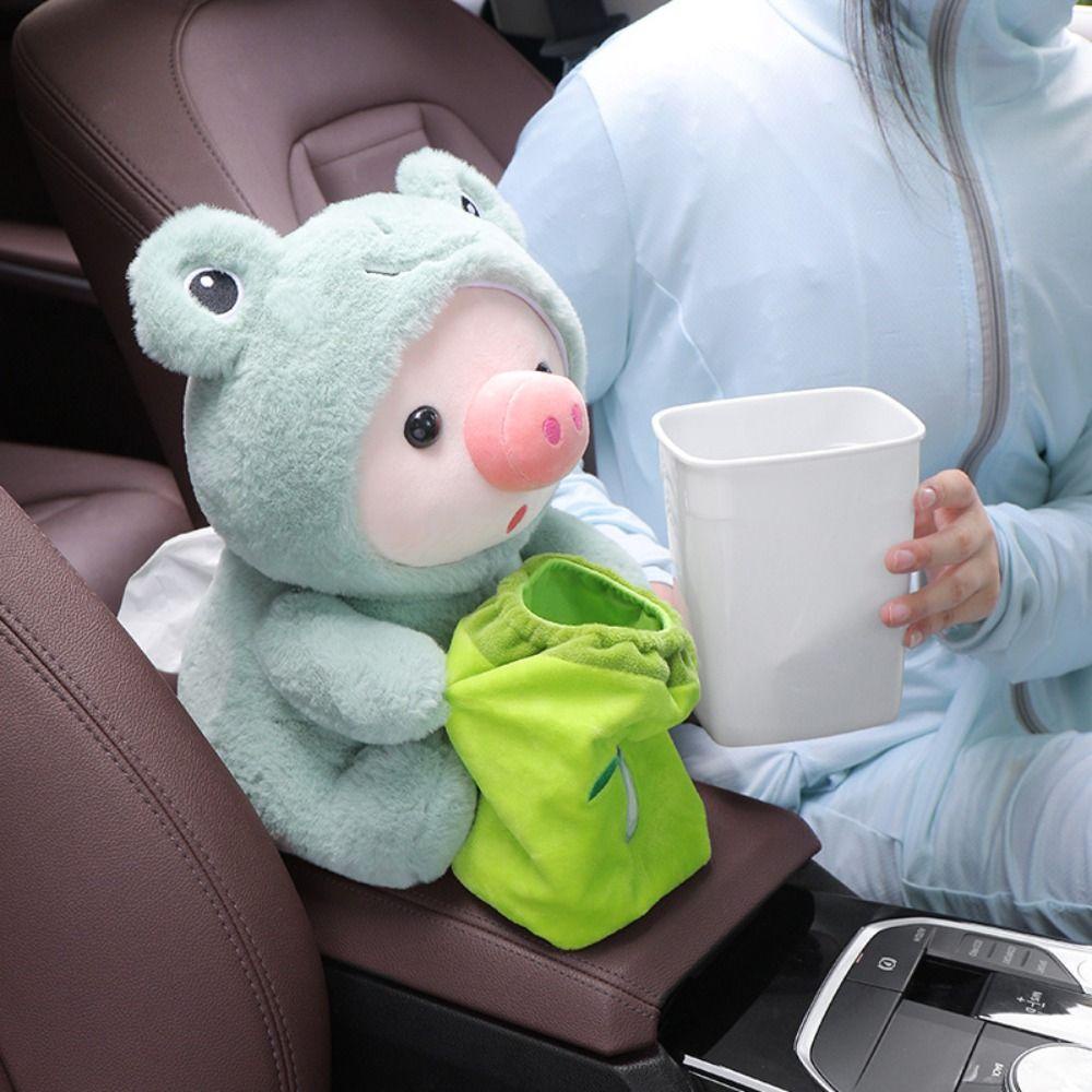 Hộp Đựng Khăn Giấy Hai Trong Một Dễ Thương Trang Trí Nội Thất Xe Hơi