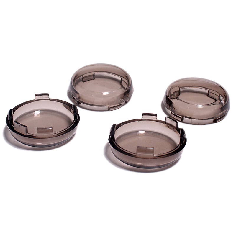 Bộ 5 Phụ Kiện: 4 Ốp Đèn Xi Nhan + 1 Vòng Đệm 7 Inch Cho Xe Mô Tô