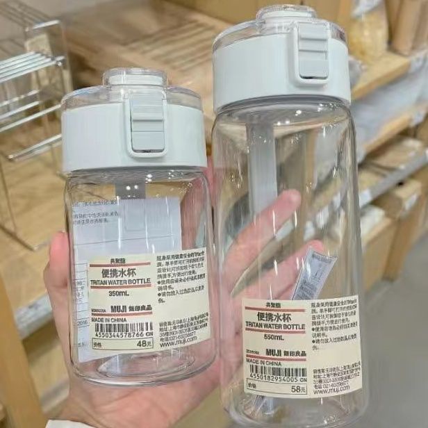 chai nước ép 350ml / 550ml / 800ml Chai Nước Nhựa Thể Thao Chai Nước ép Bình Nước Thể Thao Có Nắp Đậy Bằng Nhựa