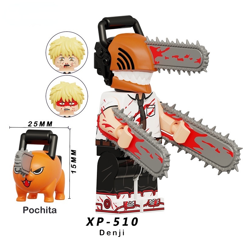 Mô Hình Đồ Chơi Nhân Vật Chainsaw Man Denji Demon Boom Power Reze Angle Devil Himeno Mini Làm Quà Tặng Cho Bé