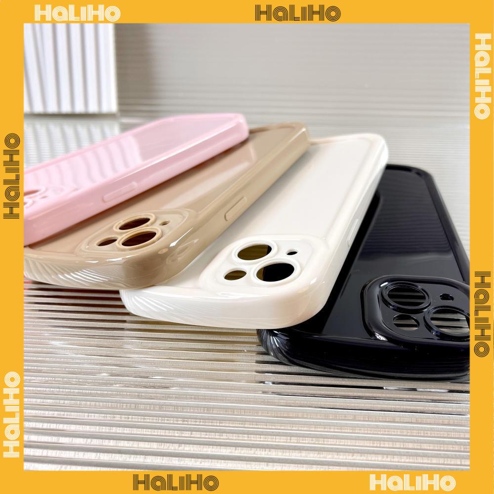 Case iPhone 11 Pro Max TPU Soft Simple Case Glossy Bubble Case Pink White Brown Black Camera Protection Shockproof For iPhone 14 13 12 11 Plus Pro Max 7 Plus X XR