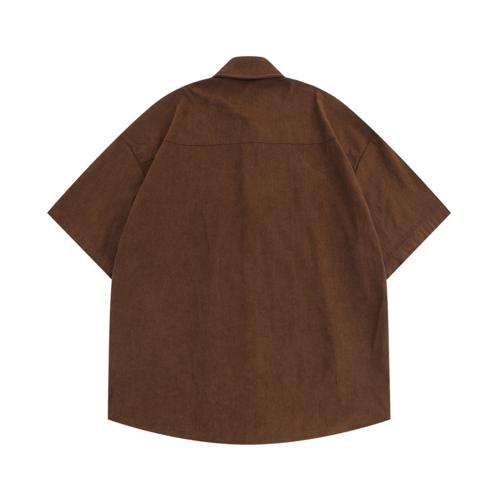 Áo Sơ Mi Nhung Kẻ Thêu Hoa Thời Trang Mùa Hè Giản Dị Dành Cho Nữ Và Nam