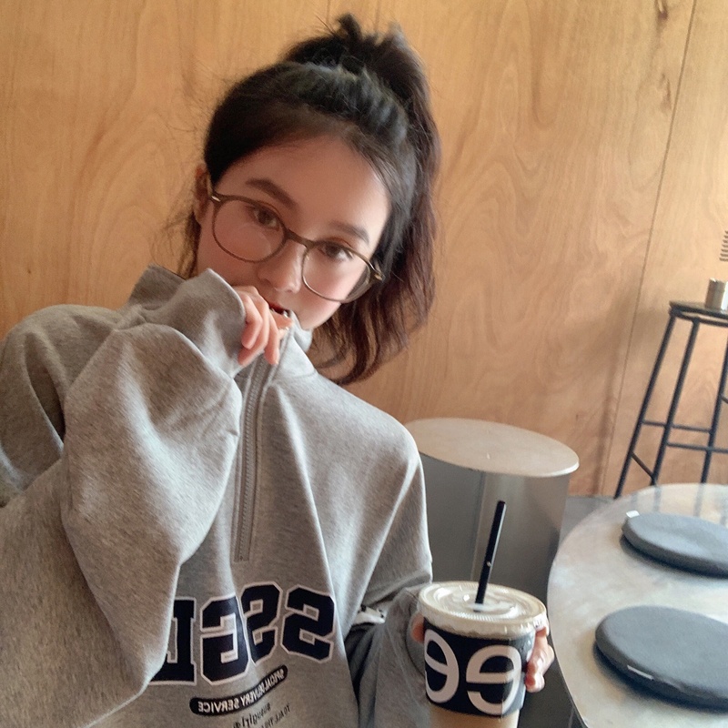 Hàng Có Sẵn Áo Hoodie Unisex Oversize Phong Cách Hàn Quốc