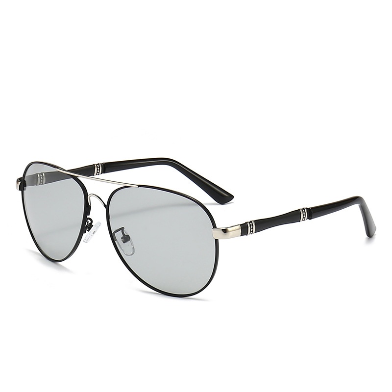 Kính Mát Phân Cực Chống Tia UV Bằng Kim Loại Thời Trang Mùa Hè Mới Cho Nam