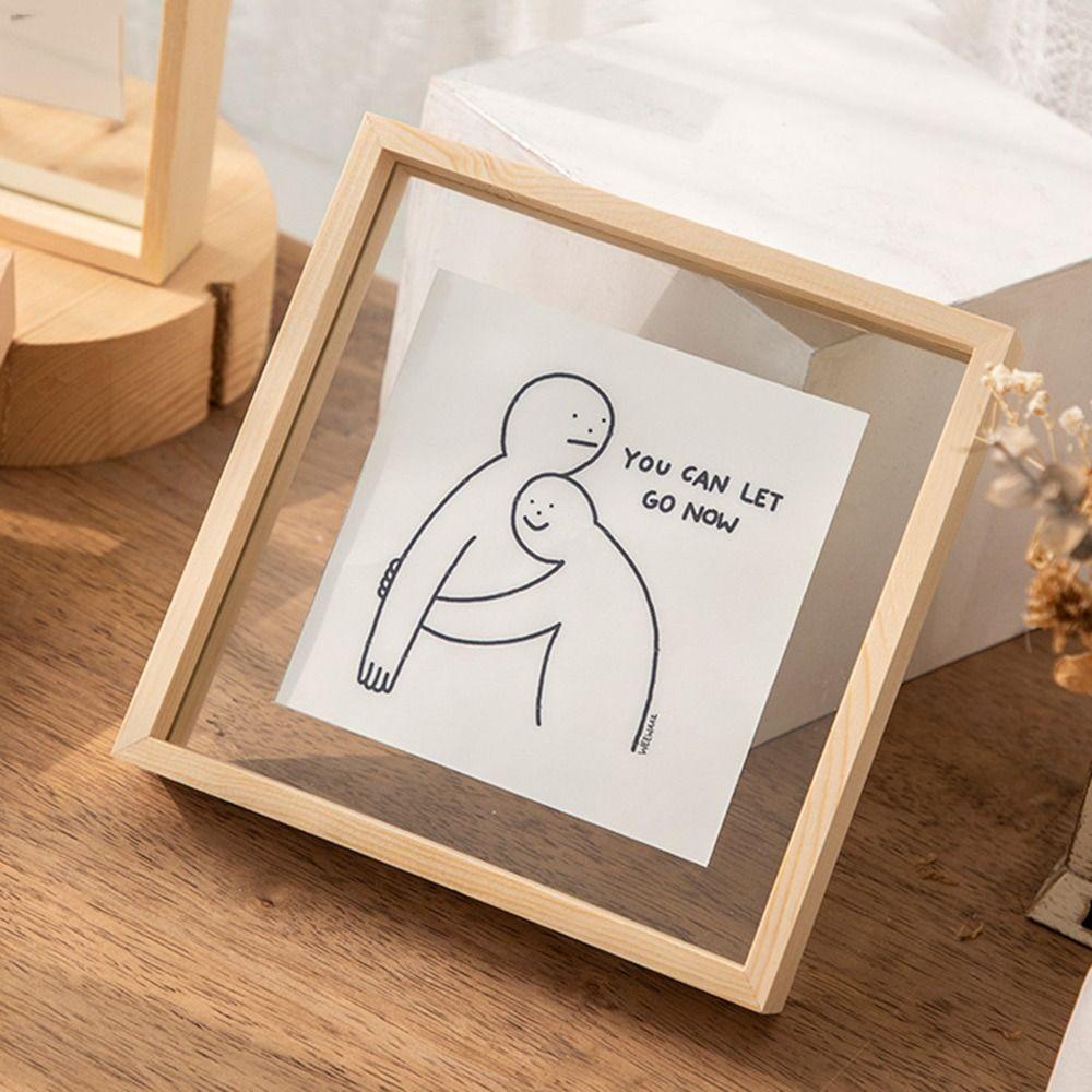 CONOPERY Khung Ảnh Hai Mặt Trong Suốt Thiết Kế Sáng Tạo