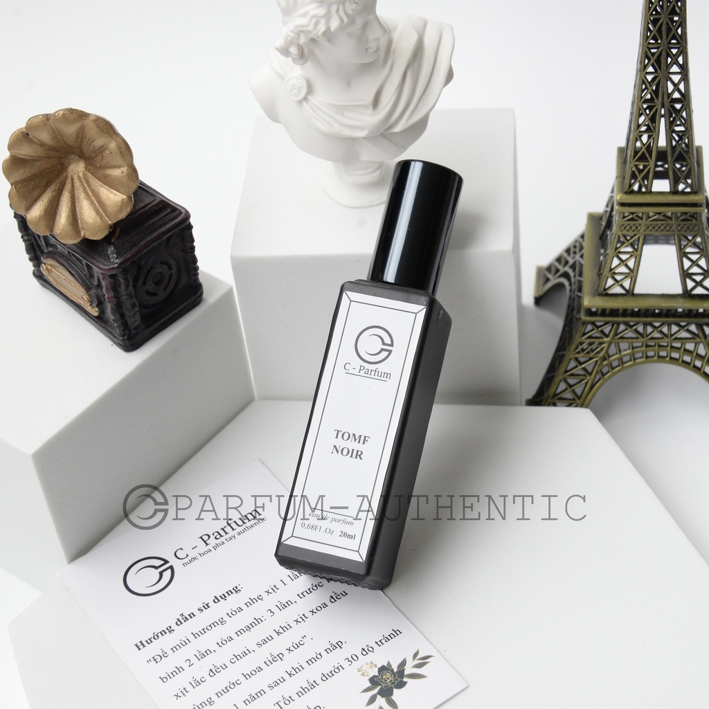 Nước Hoa Nam TomF Noir 20ml Chính hãng hương ngọt ngào Sang trọng Hấp dẫn