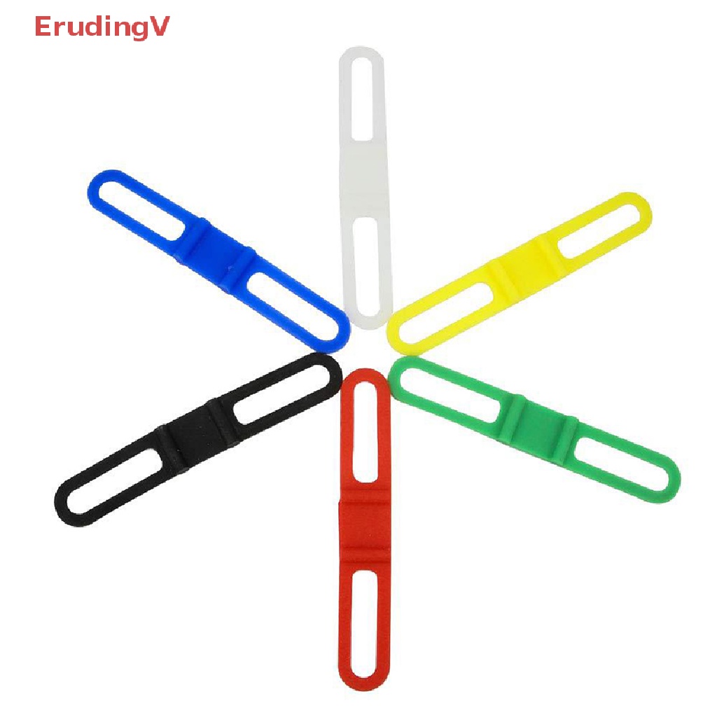 [ErudingV] Dây Buộc Đèn Bằng Silicon Cho Xe Đạp