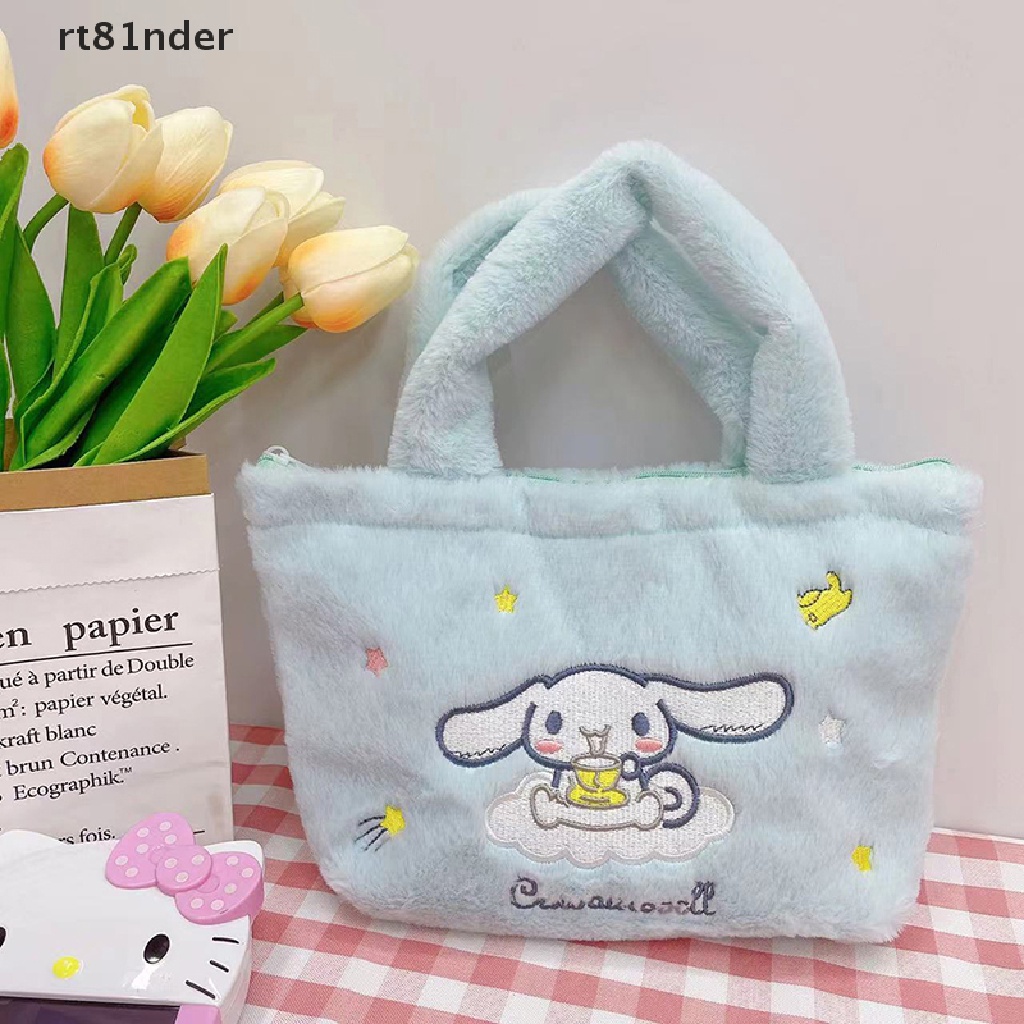 SANRIO Rt 1 Balo Đeo Vai Bằng Vải Bông Hình Kuromi Melody Hoạt Hình Melody Plushie n