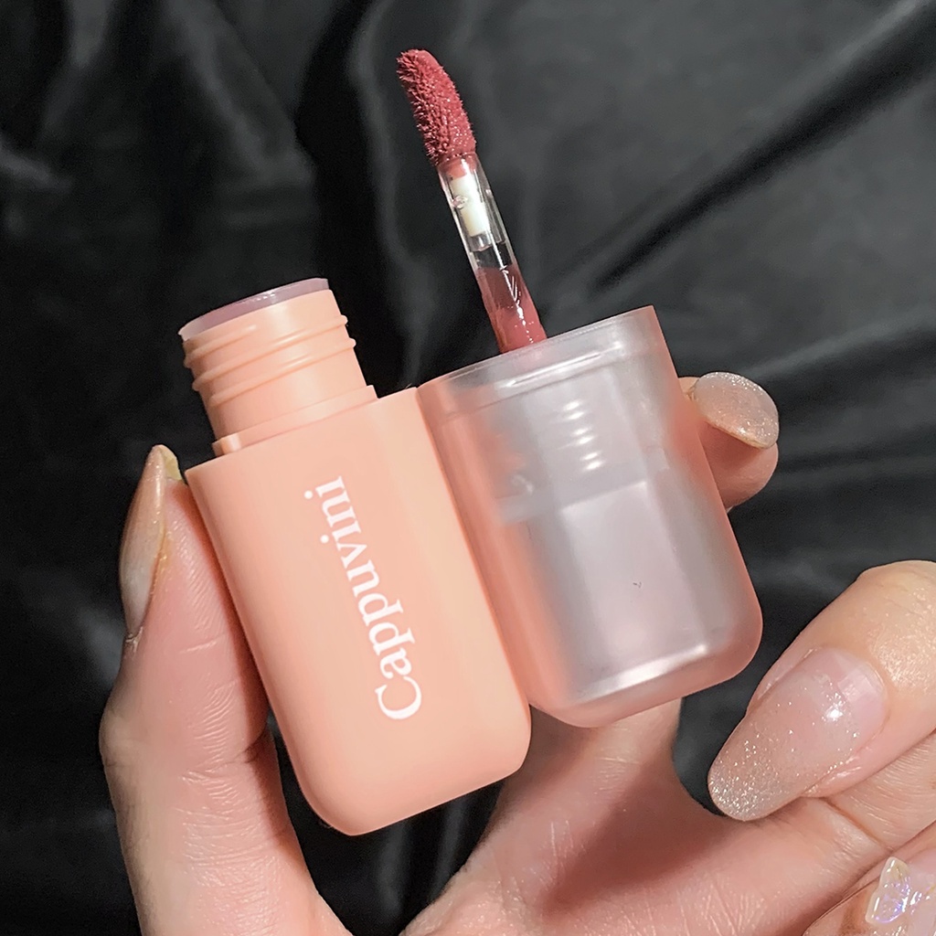 Son Bóng Dưỡng Ẩm Môi Căng Mọng Cappuvini Lấp Lánh Sáng Bóng Có 6 Màu Tùy Chọn