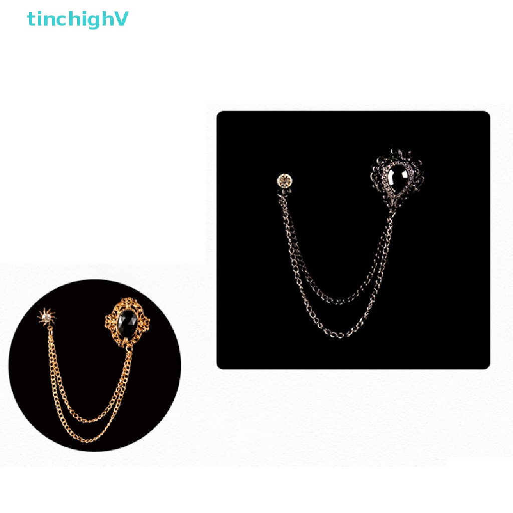 Ghim Cài Áo Bằng Kim Loại Đính Đá Pha Lê Thời Trang