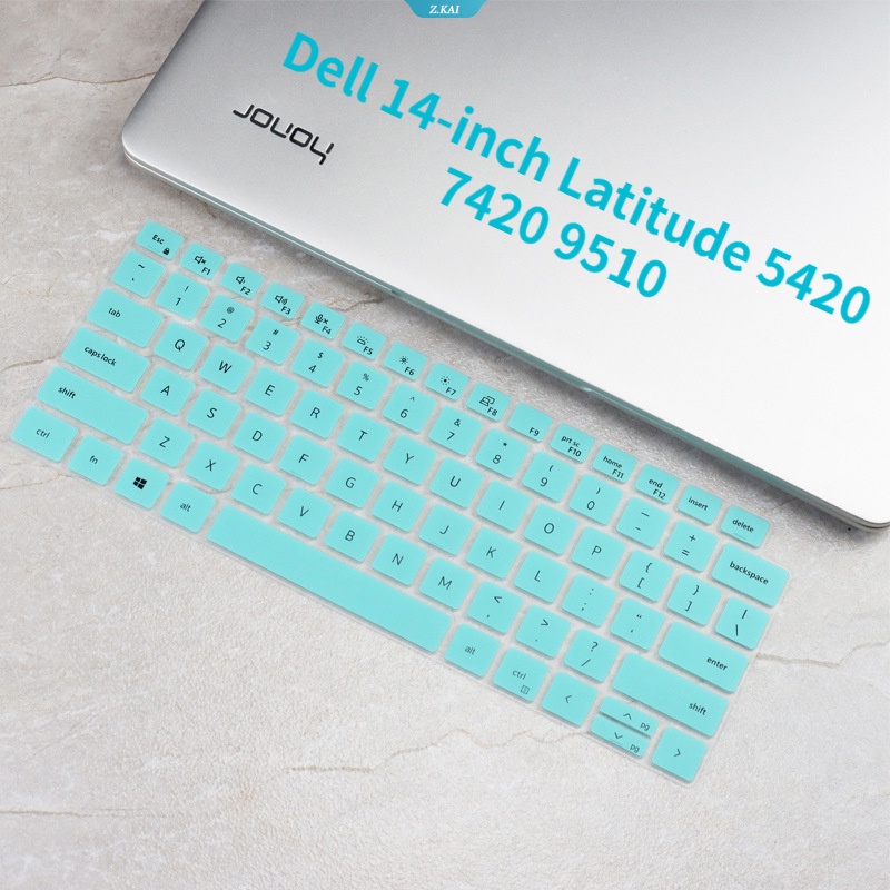 Vỏ Bàn Phím 14 "Cho Dell Latitude5420 7420 9510 Silicon Chống Thấm Nước Bảo Vệ Da Notebook Bụi [ZK]