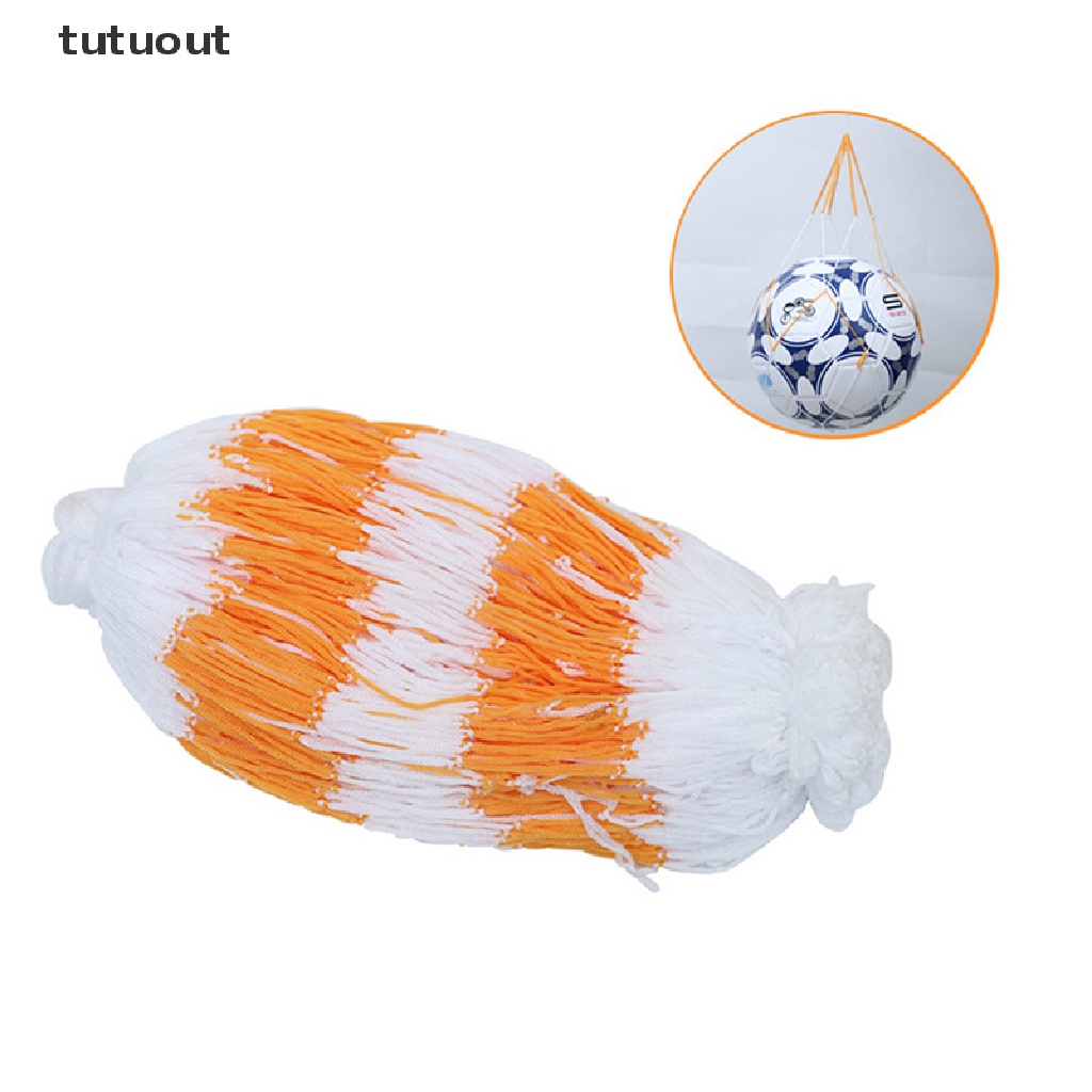 Túi Lưới Đựng Bóng Đá / Bóng Rổ Có Dây Xách Tay Tiện Dụng