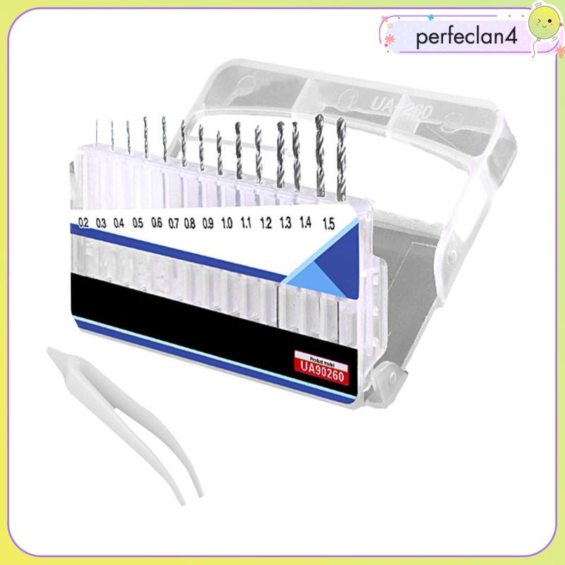 Bộ 14 Mũi Khoan Xoắn Bằng Thép Không Gỉ