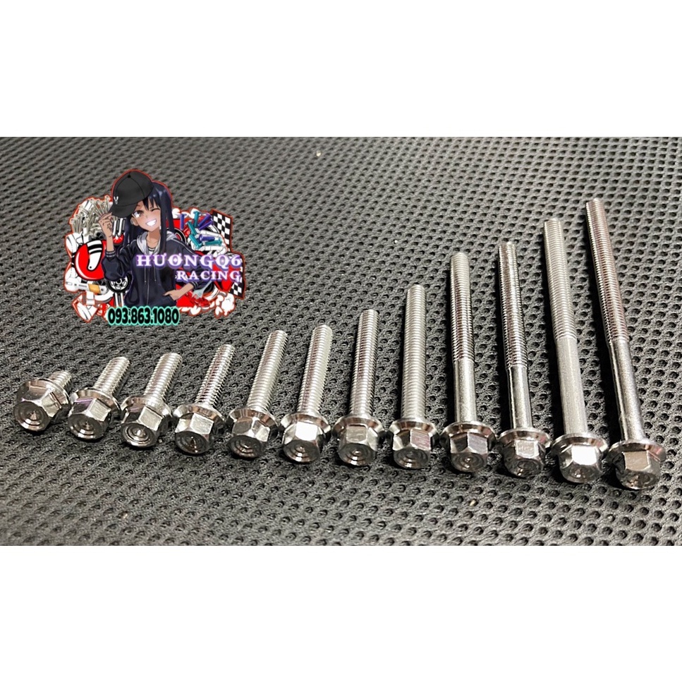 Ốc THÁI Đầu Trụ Inox 304 6Li Chiều Dài Đủ Kích Thước