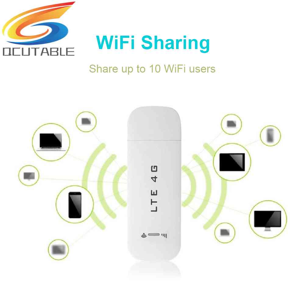 4G 3G USB Modem Dongle Travel Car LTE WCDMA USB Modem with SIM Card Slot