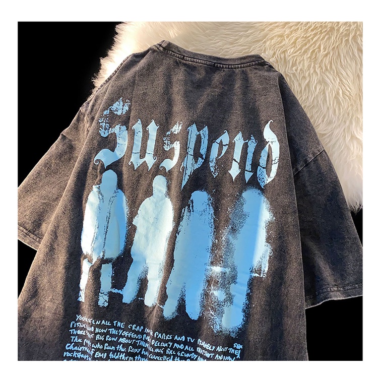 NRVP Áo Thun Đen 100% Cotton Tay Ngắn Dáng Rộng Phong Cách Hàn Quốc Cho Nữ Có Size 5XL