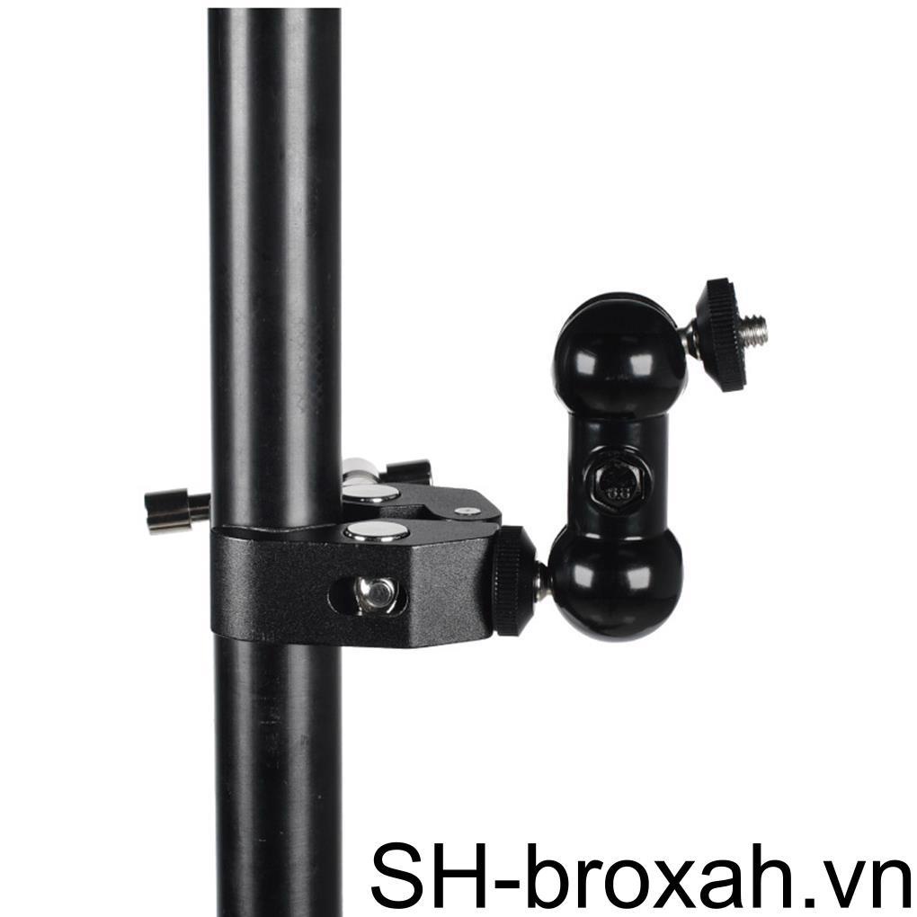 Multifunction Ball Head Clamp Holder Ball Mount 1/4 Magic Gripper Super Bracket " Arm Thread For GPS Phone Monitor LED Light