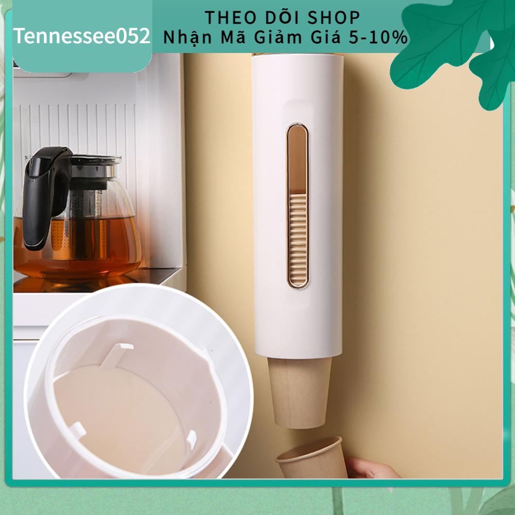 Tennessee052 Dụng cụ sắp xếp cốc giấy dùng một lần Dung tích lớn Bộ phân phối treo tường tự động cho văn phòng tại nhà