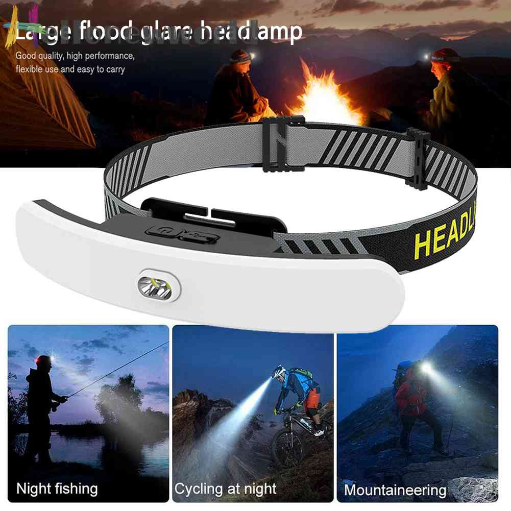 Đèn LED COB Đeo Trán Có Thể Sạc Lại Dùng Khi Đi Cắm Trại