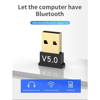 Usb Nhận Tín Hiệu Âm Thanh Bluetooth 5.0 Cho Máy Tính