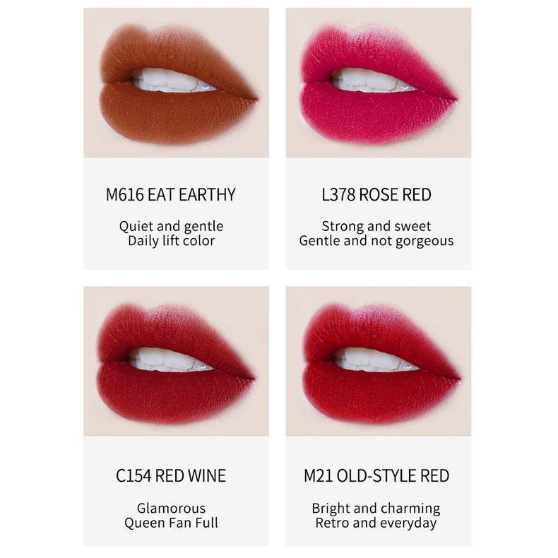 Son Lì Chống Nước Lâu Phai 10 Màu Sắc Lựa Chọn