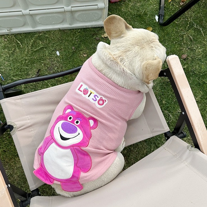 Áo In Hình Chó Bull Chihuahua Thời Trang Mùa Hè Cho Thú Cưng