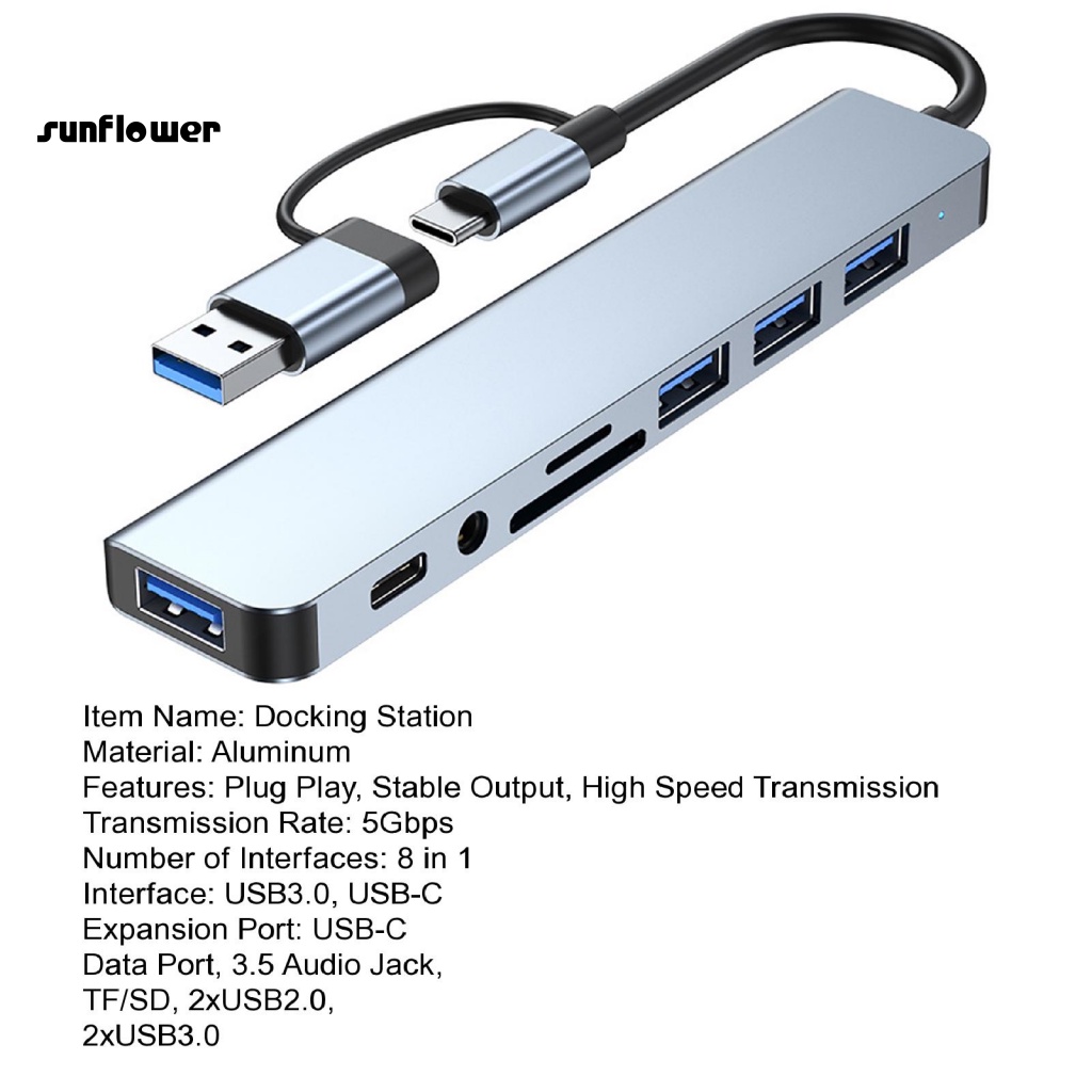 Bộ Chia Cổng Type C 8 Cổng An Toàn Hiệu Quả Cao