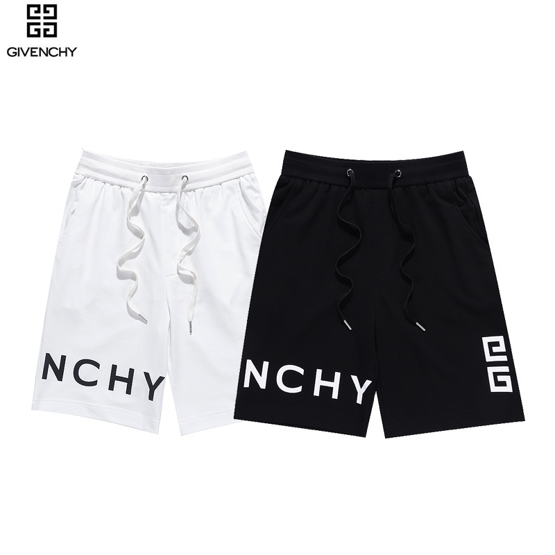 Giv-enc8- Quần Short Vải Len In logo Chữ Phong Cách Đường Phố Cao Cấp Mới Nhất Dành Cho Nam Và Nữ