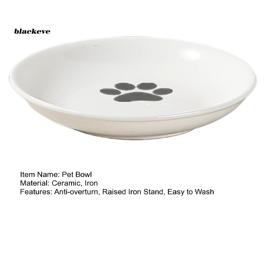 Khay Sắt Đựng Thức Ăn Cho Thú Cưng Đứng