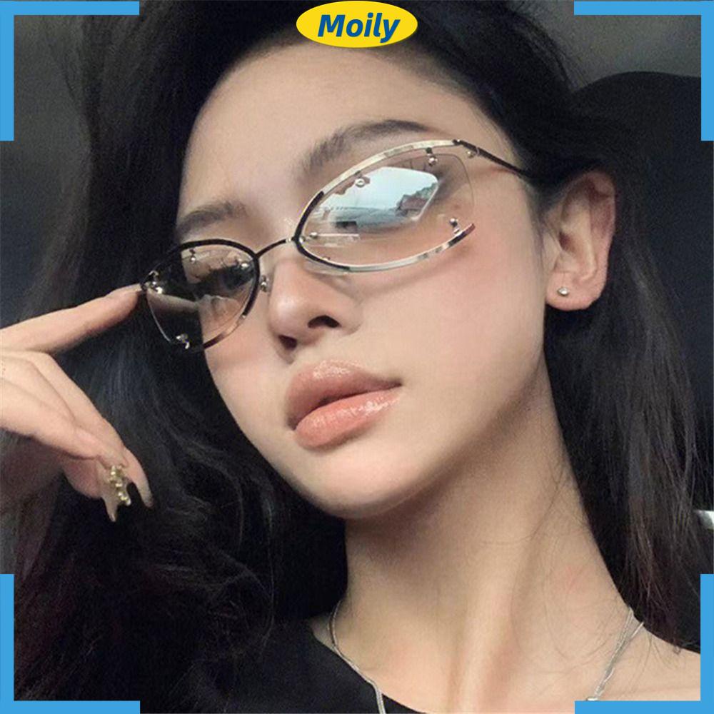 Kính Mát Thời Trang Phong Cách Punk Năm 2000 2000 MOILYVN Y2K