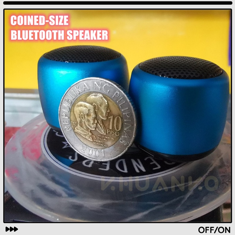 Loa Bluetooth Âm Thanh Siêu Trầm Có mic Cỡ Nhỏ Và Kích Thước Nhỏ Bằng Kim Loại Myanko WKUJ DPX3
