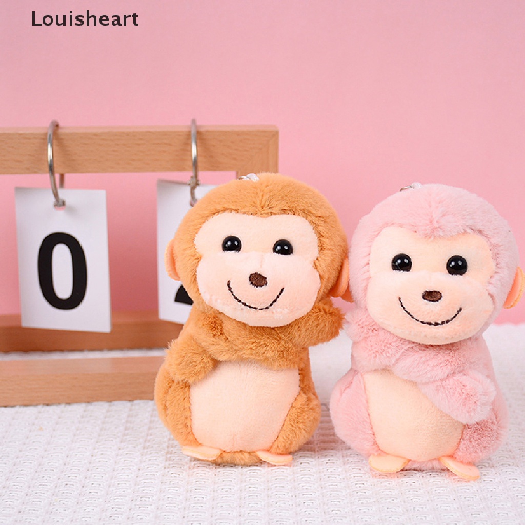 Louisheart Móc Khóa Hình Khỉ Nhồi Bông Đáng Yêu