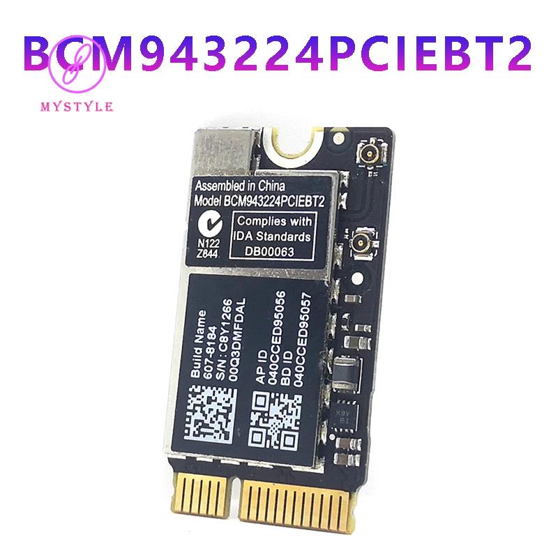 BCM943224PCIEBT2 WiFi Card Wireless 600M 2.4&5G WiFi Bluetooth for MAC OS Macbook AIR A1370 A1369 A1465 A1466 MC505 965