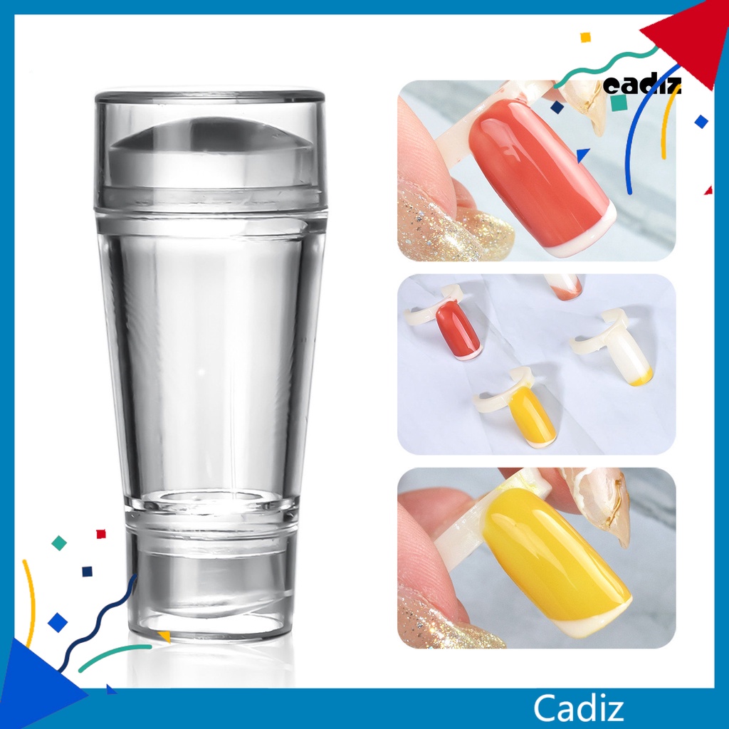 1 Bộ Dụng Cụ In Hình Móng Tay Hai Đầu Trong Suốt Thân Thiện Với Môi Trường