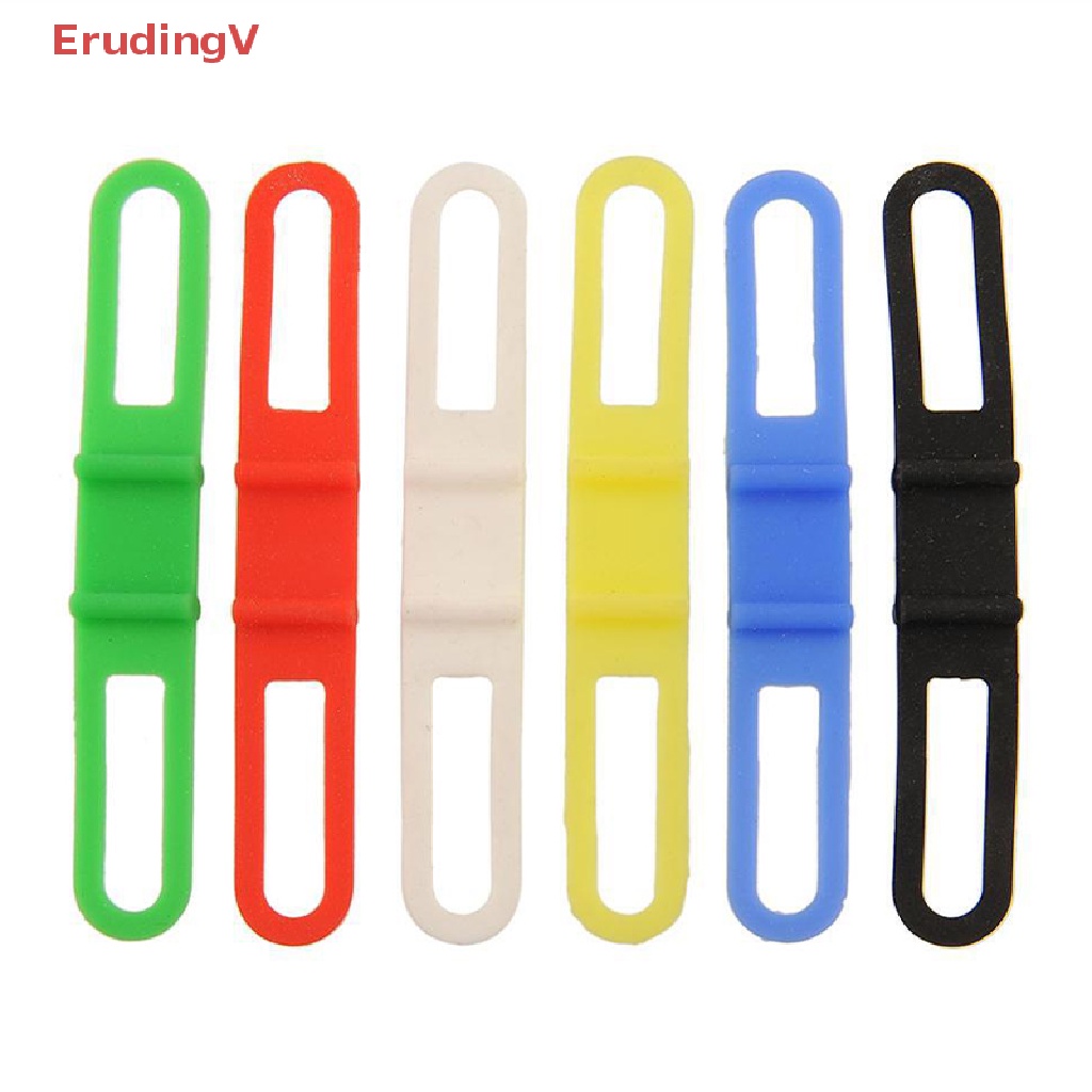 [ErudingV] Dây Buộc Đèn Bằng Silicon Cho Xe Đạp