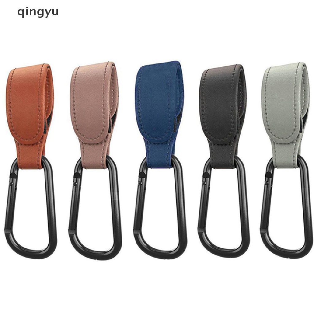 1 Móc Treo Túi Da pu Xoay 360 Độ 2 Trong 1 Đa Năng Gắn Xe Đẩy Em Bé